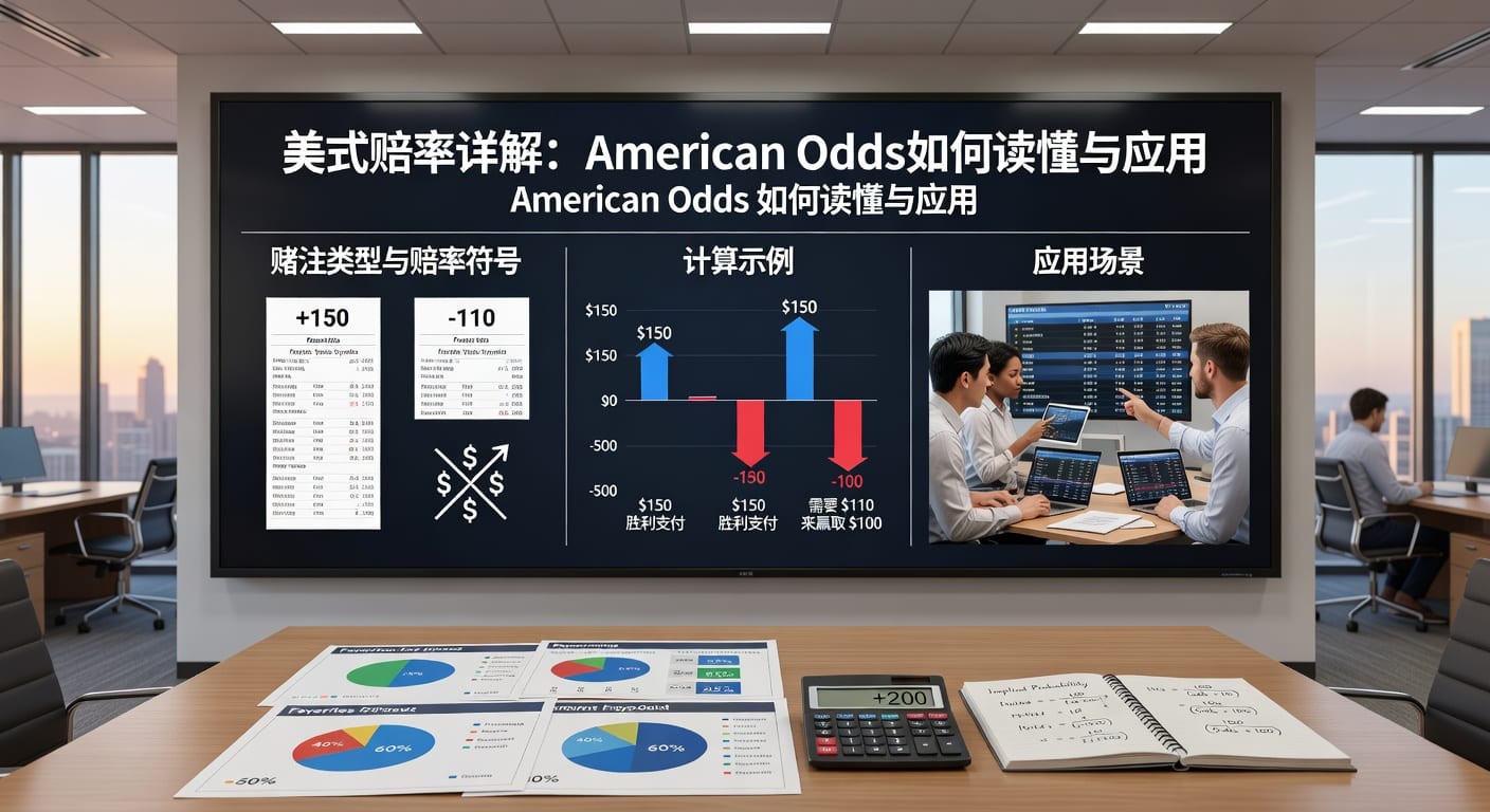 美式赔率 (American Odds) 深度解析：新手玩家必备指南