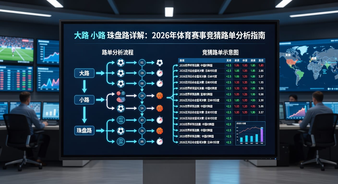 大路 小路 珠盘路：足球盘口深度解析与实战技巧