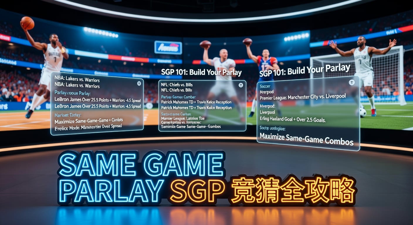 Same Game Parlay (SGP) 深度解析：体育博彩玩家必看的实战策略