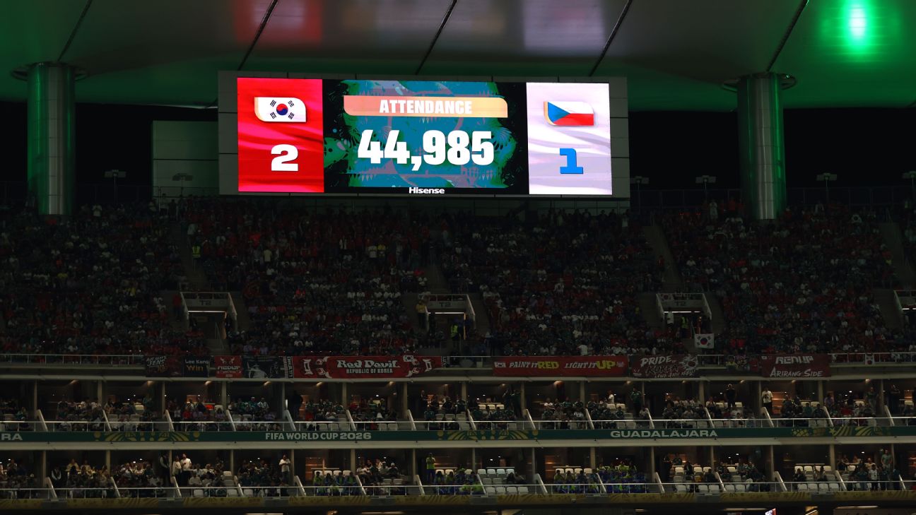 FIFA为世界杯韩捷战上座人数辩护：44985人数基于操作数据而非视觉评估